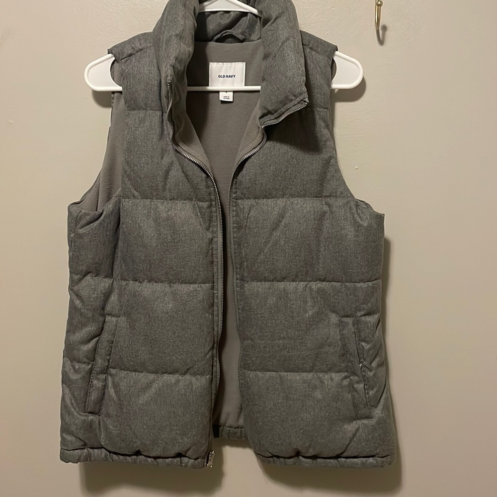 Gray Puffer Vest